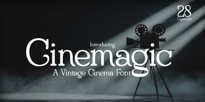 Cinemagic Font Poster 1