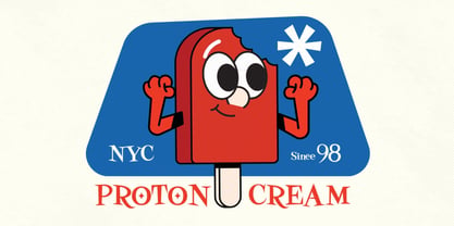 Proton Pop Font Poster 6
