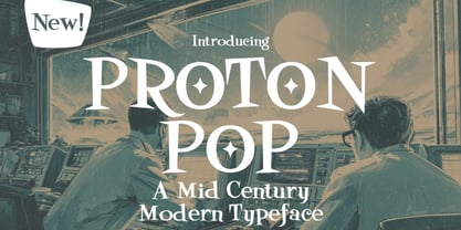 Proton Pop Font Poster 1
