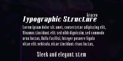Graceo Font Poster 8