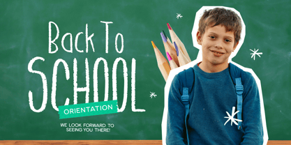 Crayonia Font Poster 2