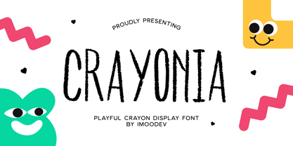 Crayonia Font Poster 1