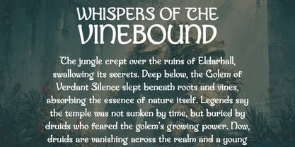 Chapman House Font Poster 7