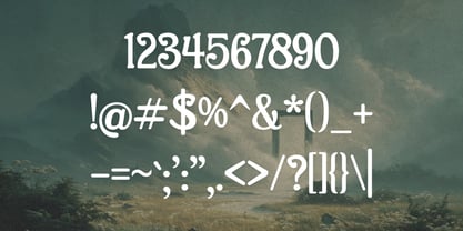 Chapman House Font Poster 8