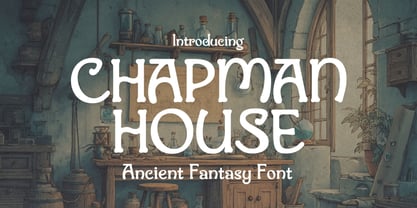 Chapman House Font Poster 1