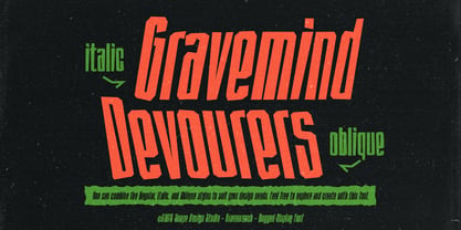 Gravenreach Font Poster 8