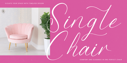 Petalip Orchid Font Poster 5