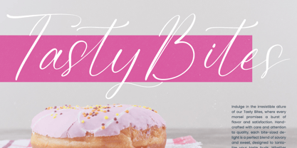 Petalip Orchid Font Poster 4