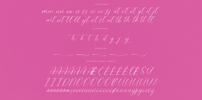 Petalip Orchid Font Poster 8