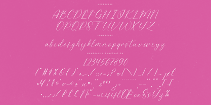 Petalip Orchid Font Poster 7