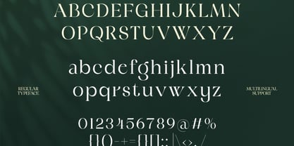 Margline Font Poster 2