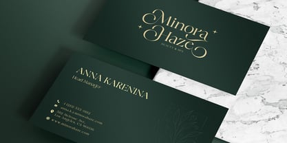 Margline Font Poster 8