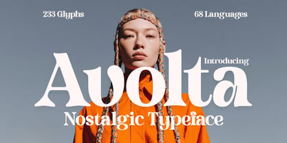 Avolta Font Poster 1