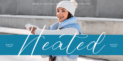 Homestay Winter Font Poster 6