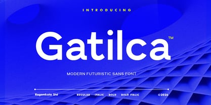 Gatilca Font Poster 1