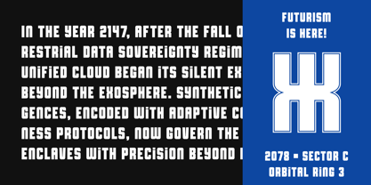 Aeroscope Font Poster 6