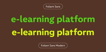 Foliant Sans Font Poster 9
