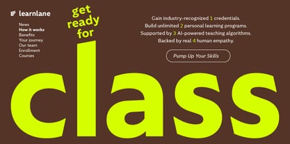 Foliant Sans Font Poster 3