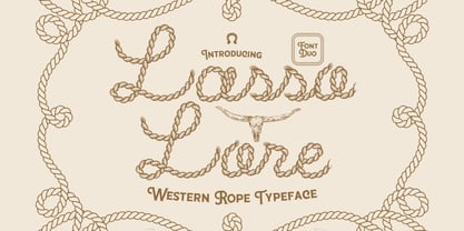 Lasso Lore Font Poster 1