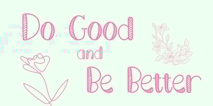 Hatch Berry Font Poster 2