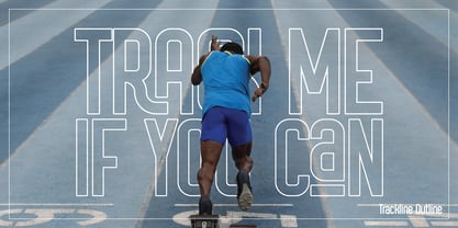 Trackline Font Poster 6