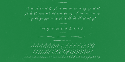 Belinda Tsakila Font Poster 8