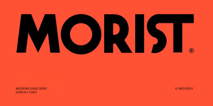 Morist Font Poster 1