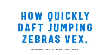 Valeron Otter Font Poster 6