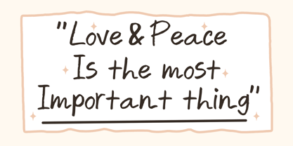 Gardenium Handwriting Font Poster 2