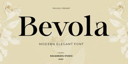 Bevola Font Poster 1