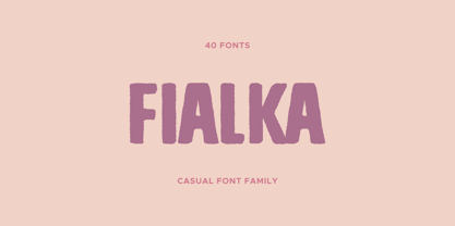 Fialka Font Poster 1