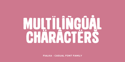 Fialka Font Poster 4