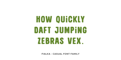 Fialka Font Poster 6