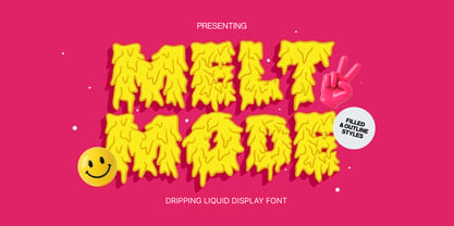 Meltmode Font Poster 1