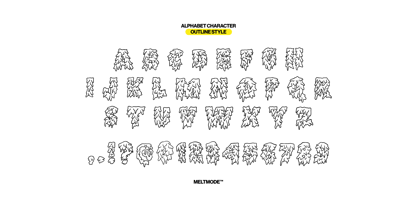 Meltmode Font Poster 7
