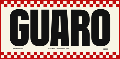 Guaro Font Poster 1