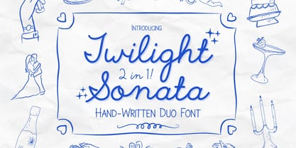 Twilight Sonata Font Poster 1