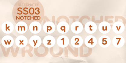 Wround Font Poster 15