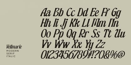 Vellmarie Font Poster 7