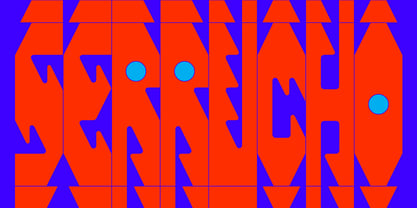 IH Serrucho Font Poster 1
