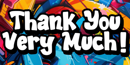 Graffiti Giggle Font Poster 5