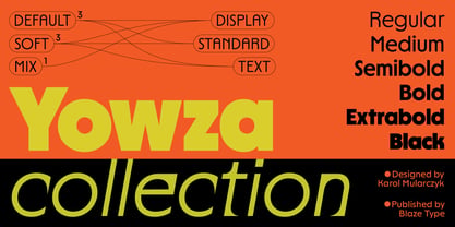 Yowza Font Poster 1