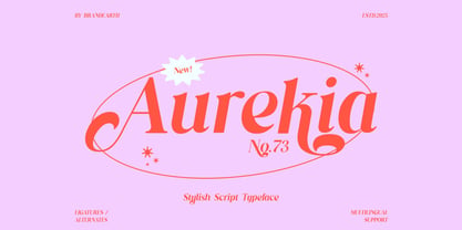 Aurekia Font Poster 1