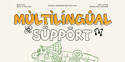 Enjoy Story Font Poster 14