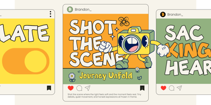 Enjoy Story Font Poster 6