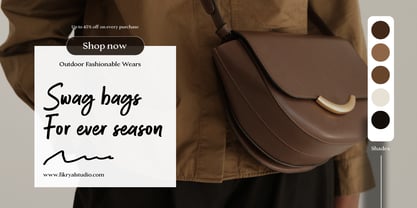 Agatha Mitchellin Font Poster 4