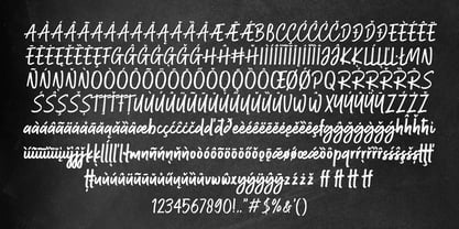 Agatha Mitchellin Font Poster 15