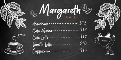 Agatha Mitchellin Font Poster 11