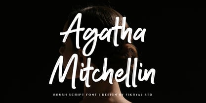 Agatha Mitchellin Font Poster 1