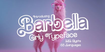 Barbella Font Poster 1